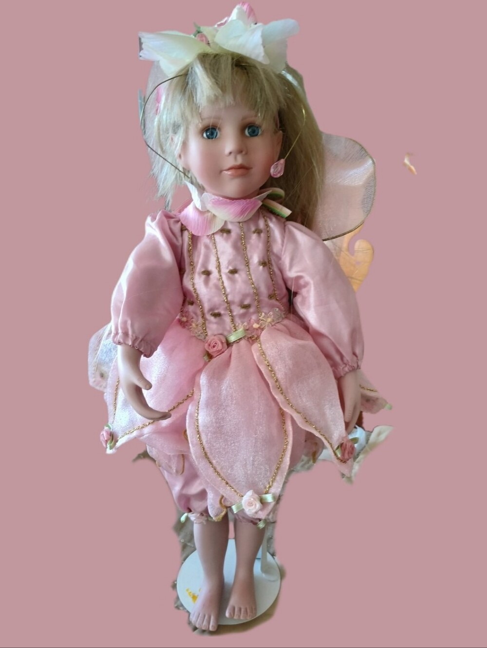 🌸 Paradise Galleries Valentine Treasure Porcelain Fairy Doll